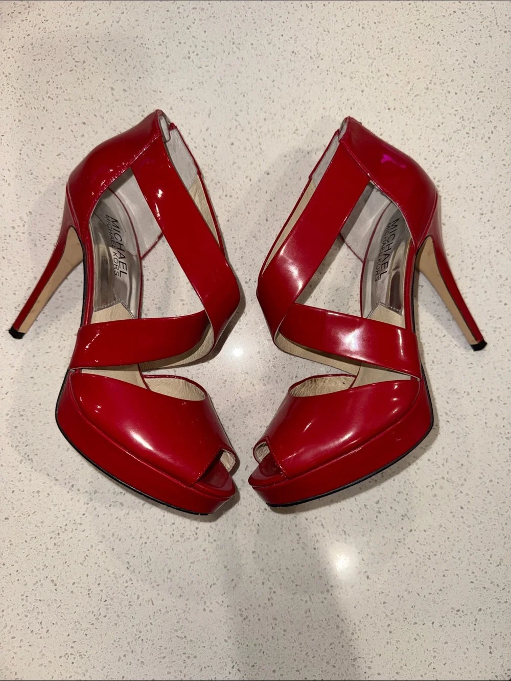Michael Kors Ariel Platform Heels Size 6 EUC